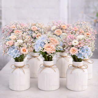 kit com 20 centro de mesa para casamento, aniversário, chá de bebê ,Aniversário de 15 Anos, Batizado em Oferta na Shopee