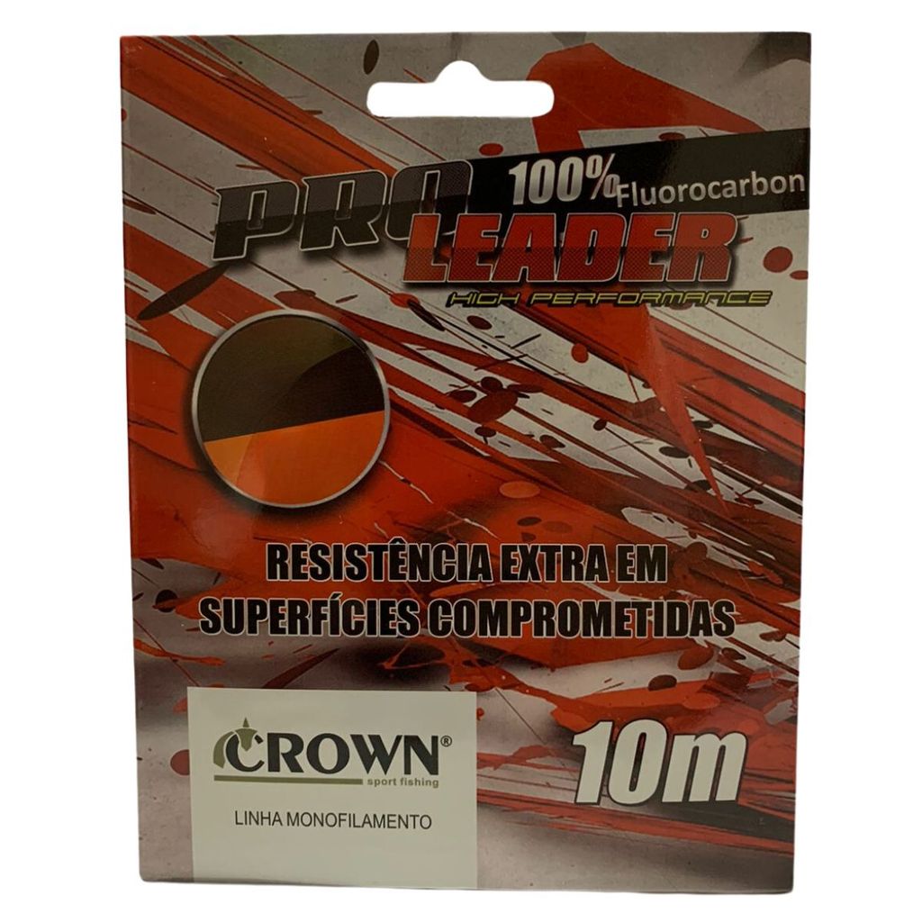 Linha Pro Leader 100% Fluorcarbono Líder 0,40mm 10m Chicote