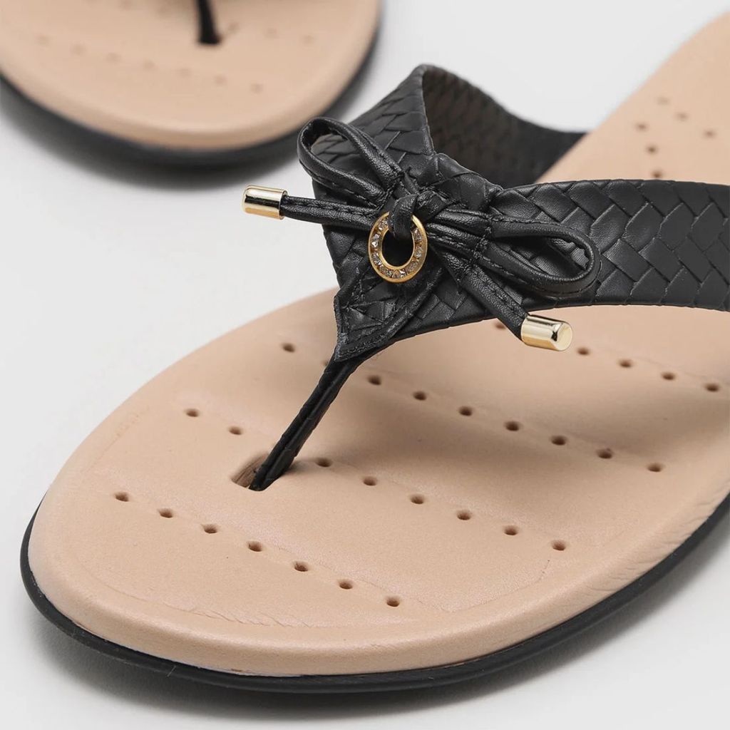 Chinelo Modare Tressê Confort Feminino - Preto — imagem 2 de 2