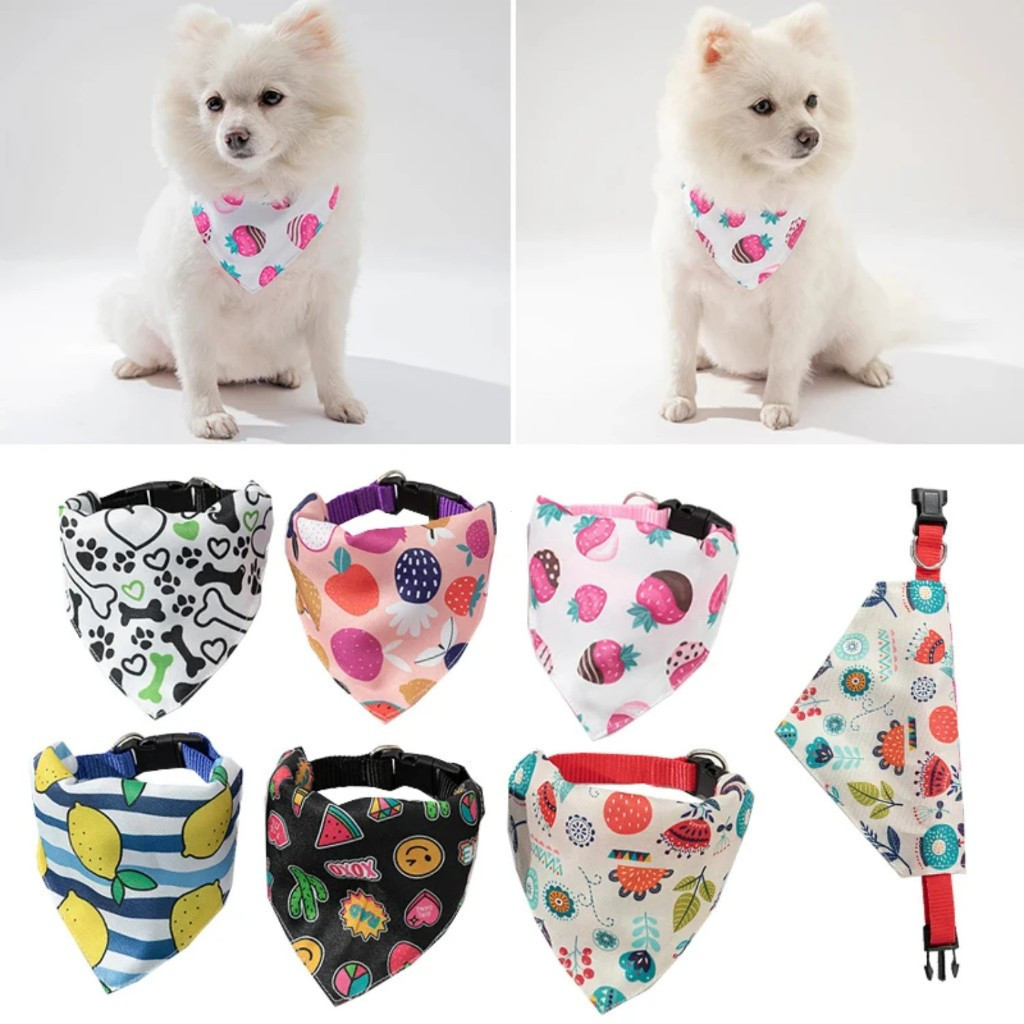 Bandanas Ajustáveis Para Cães , Cachecol Grande Animais De Estimação , Algodão , Xadrez , Lavável , Laços , Coleira , Ga