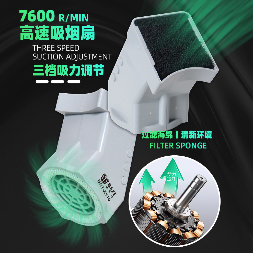 Melhor Extrator de Fumaça LED Microscópio Extrator de Fumaça Compacto e Poderoso Purificador de Fumaça Ventilador D — R$ 888,00 em Shopee