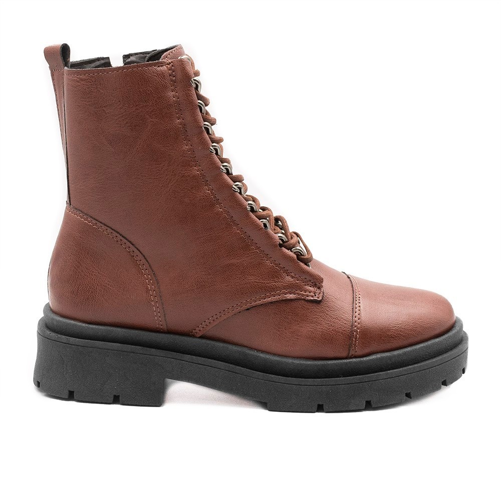Bota Coturno Zatta Corrente Anabele Marrom