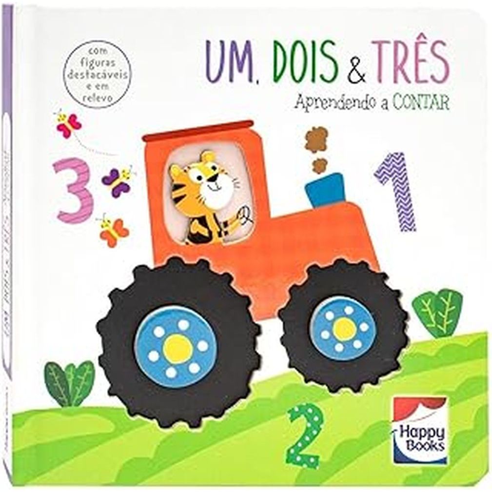 Um, dois & três aprendendo a contar autor Happy Books