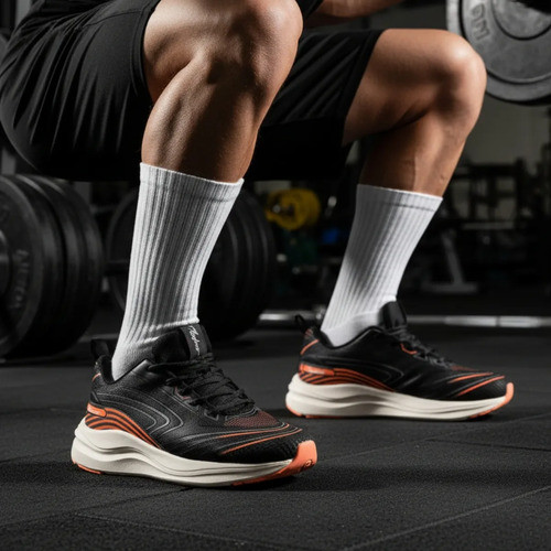Kit 2 Tênis Esportivo Caminhada Academia Masculino Casual Leve Confortável Respirável Uso Diário Antiderrapante
