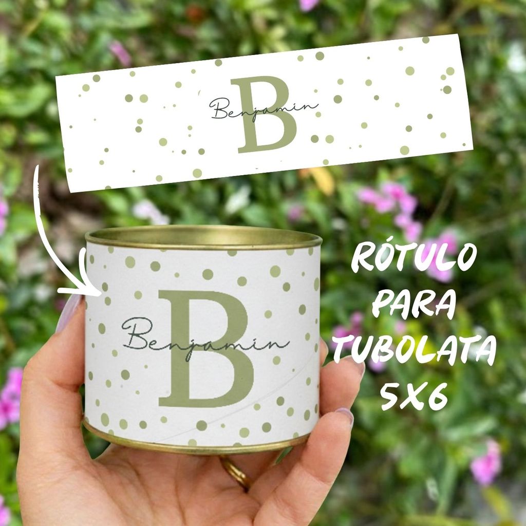 Rótulo Adesivo Personalizado Poá Verde Maternidade,chá de bebê, aniversário -  tubolata 5X6 Lembrancinhas de Aniversário
