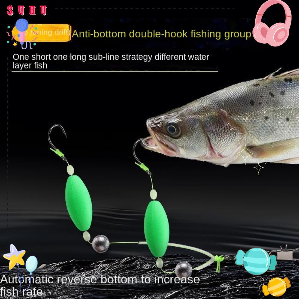 SUHU 1pc Equipamento De Cabelo De Pesca Gancho , Suspensão Anti Inferior De Carpa , Equipamentos Isca