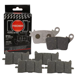 Kit Pastilha Freio Diant+Tras Fischer FJ3012C FJ2600C Honda X-Adv 750 CB650R ABS CBR650R ABS