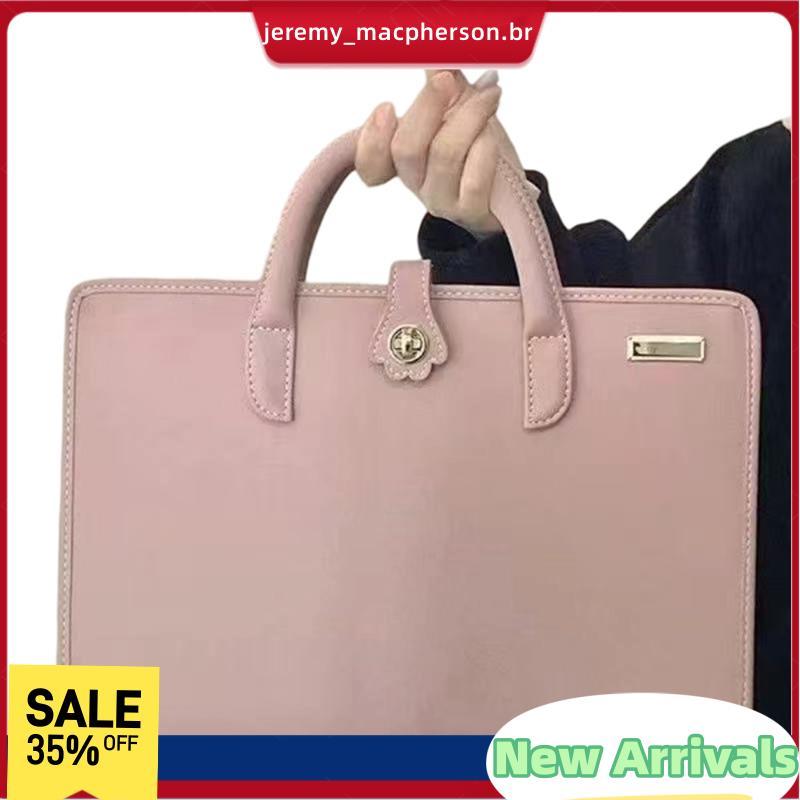 Bolsa Para Laptop-Pasta Elegante De PU Uso Unissex , Ideal Transporte Seguro De Computador De 16 Polegadas