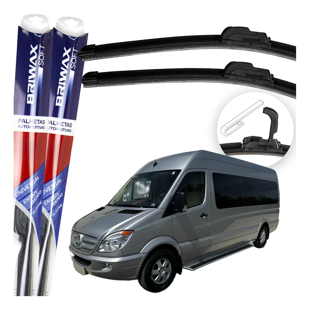 Palhetas Limpador Parabrisa Mercedes Sprinter 1995 À 2012