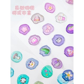 Selo de laca de fogo dia das mulheres tridimensional adesivo Envelope selo de cristal DIY adesivos decorativos caso de t