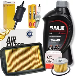 Kit Revisão Factor 150 / Crosser 150 / Factor 125i / Fazer 150 Yamalube 10w40 Filtros Vela Ngk