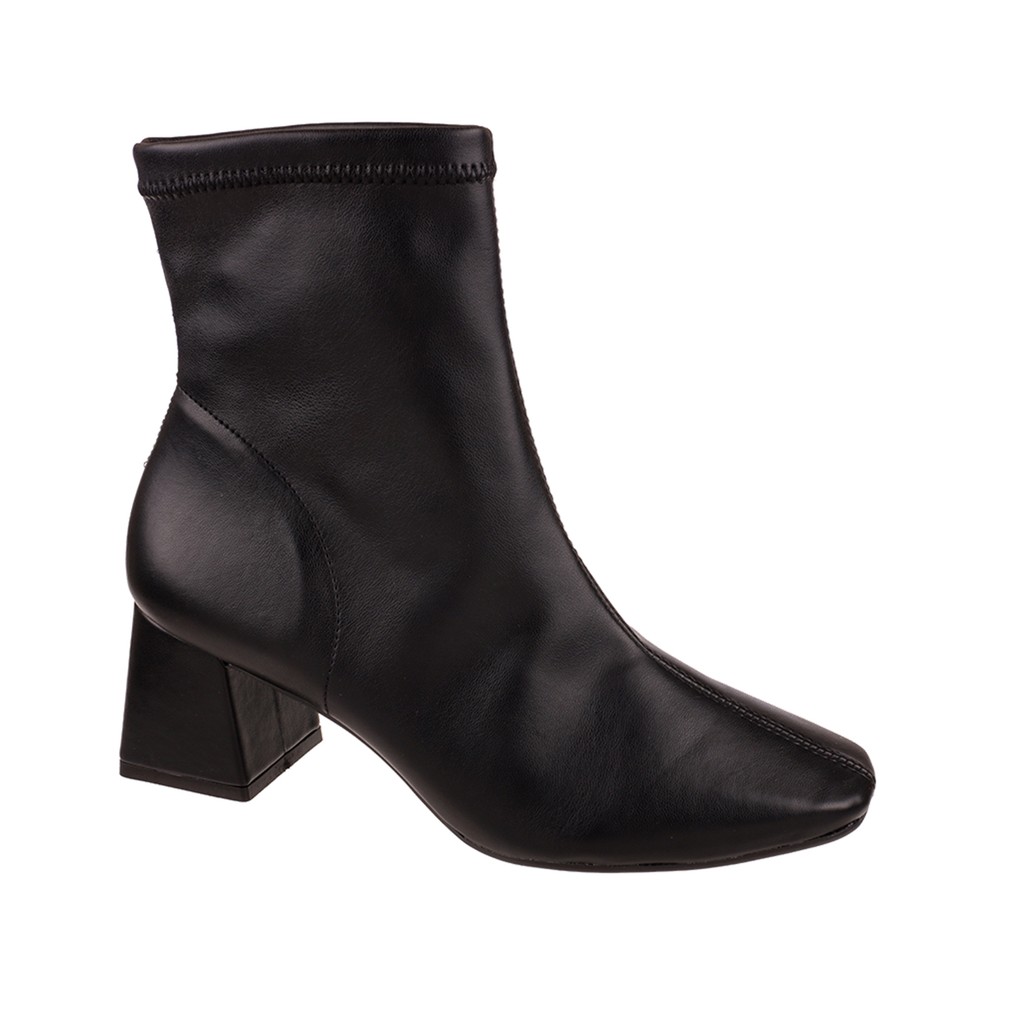 Bota Feminina Salto Médio Ankle Boot Moda Bebece Original
