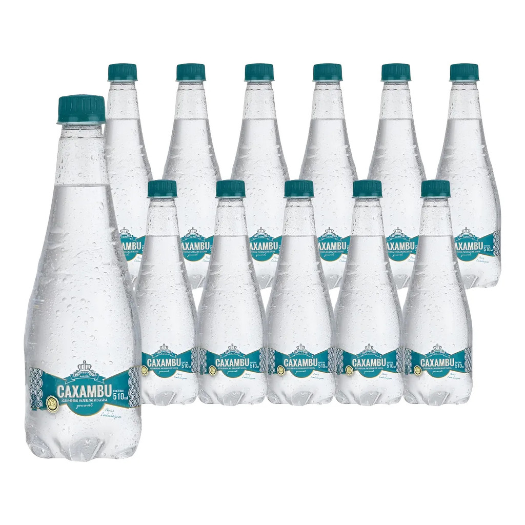 Água Mineral Gourmet Com Gás Caxambu Garrafa 510 Ml 12 Uni