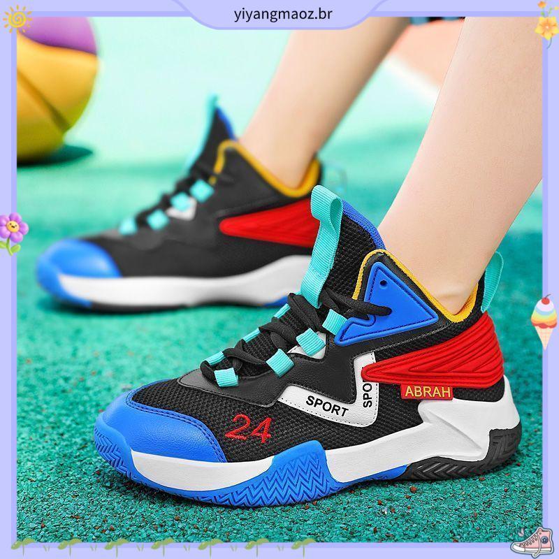 kit tênis infantil masculino tênis infantil masculino Sapatos para meninos 2024 Novos tênis de basquete para crianças