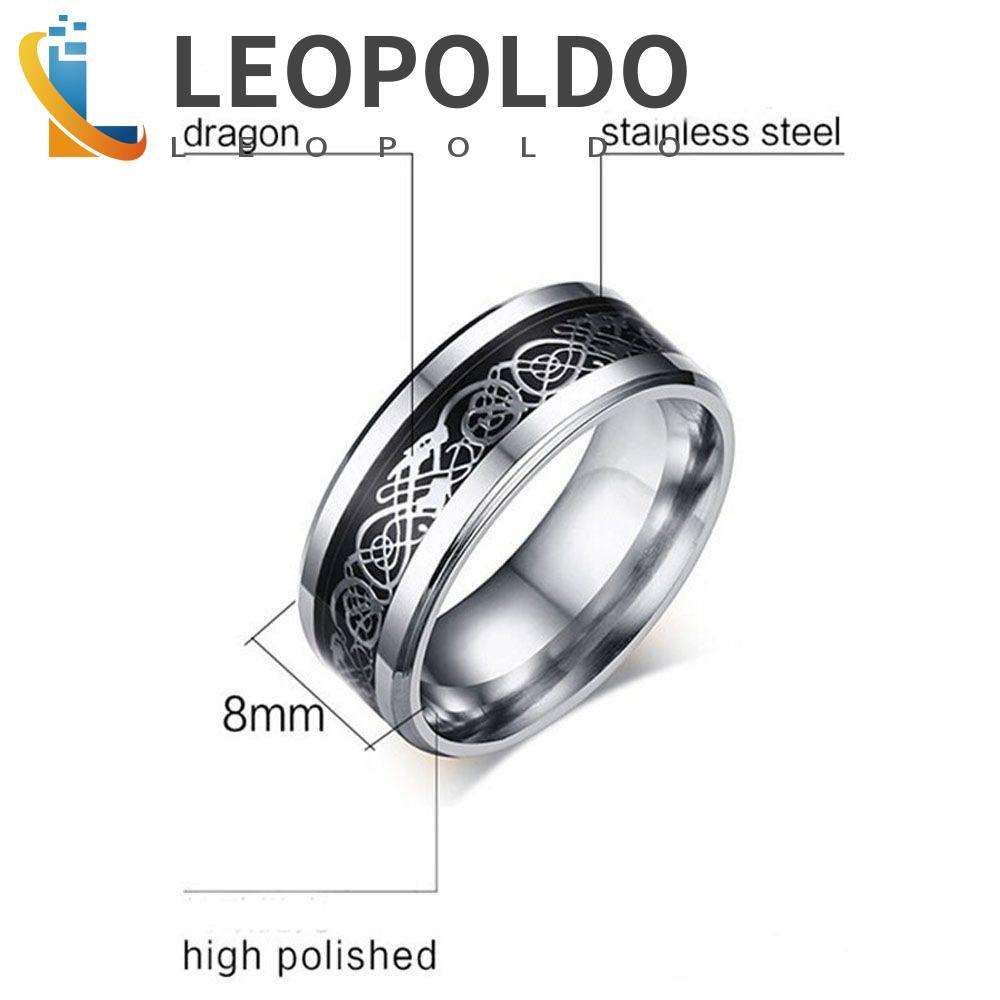 LEOPOLDO Aliança De Casamento Moda Titânio Carboneto De Tungstênio Aço Inoxidável