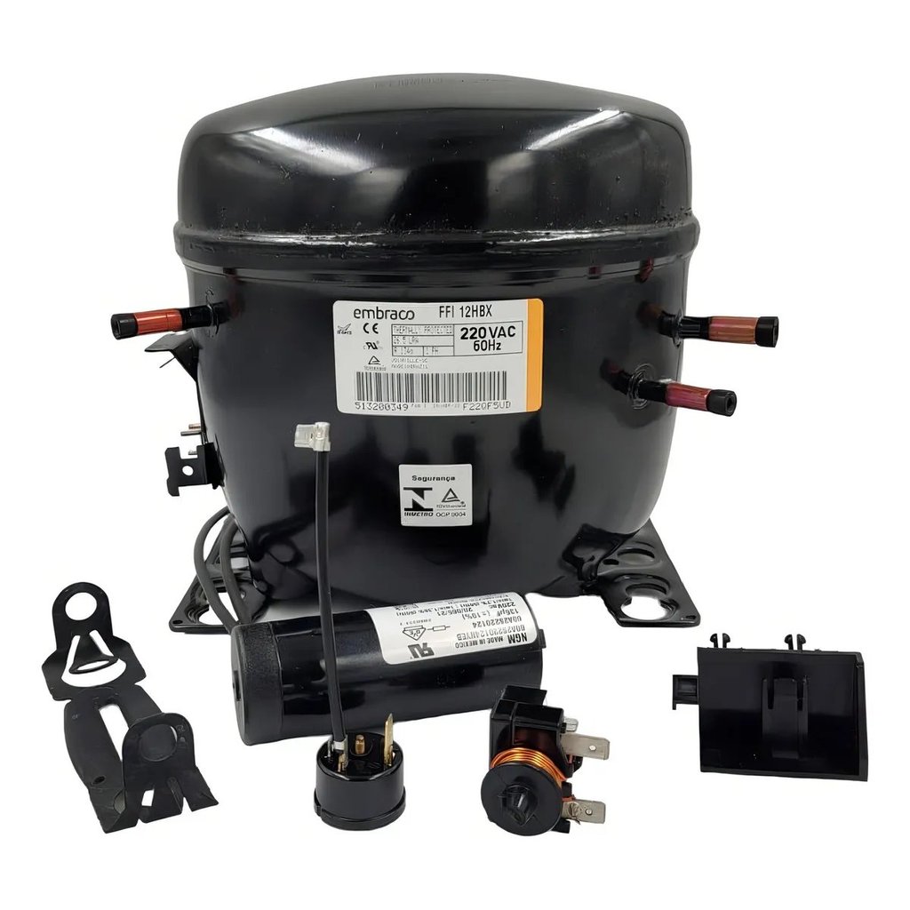 COMPRESSOR EMBRACO 1/3 + HP R134A 220V FFI12HBX L/M/HBP