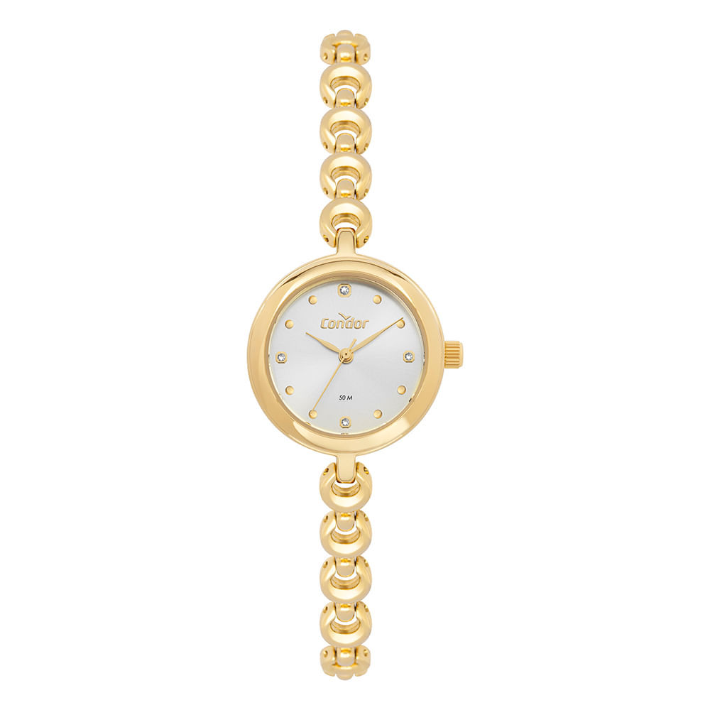 Relógio Condor Feminino Elos Dourado - CO2035NZT/5K