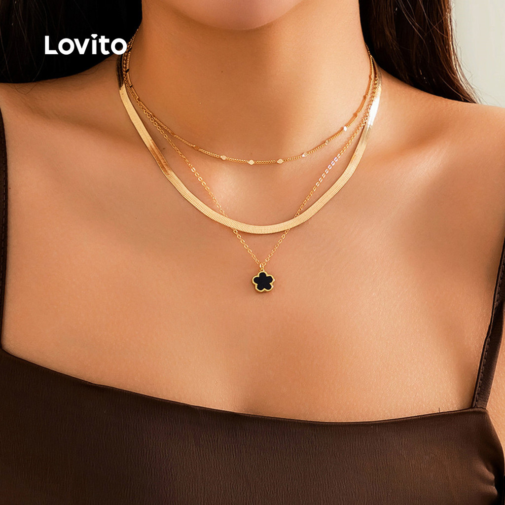 Lovito Colares Simples LCS31A334 em Oferta na Shopee