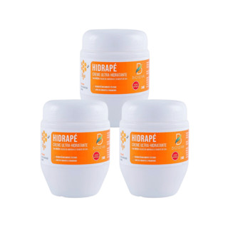 Kit 3 Creme Hidratante para Pés Hidrapé BioSeiva 240g – Hidratação Profunda e Recuperação em Oferta na Shopee