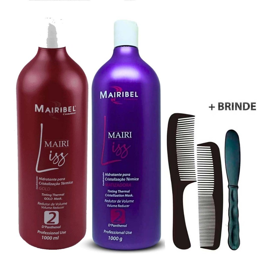 Kit Cristalização Térmica Matizadora e Gold Mairibel