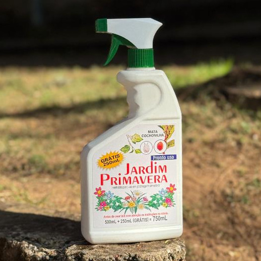 Sempre Verde Jardim Primavera 750ml Para Cochonilhas e Pragas Cuida e Protege Plantas Ornamentais
