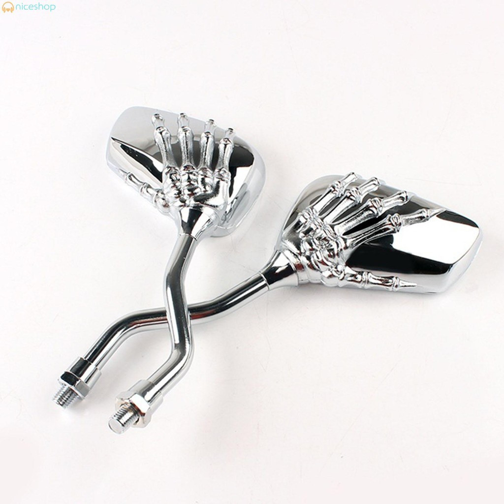 2 Pçs Universal Motocicleta Espelho Retrovisor Liga De Alumínio Moto Espelhos Laterais Para Ciclistas Competitivos Ou Vi