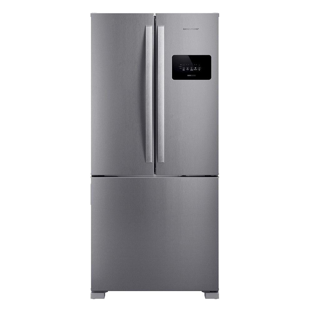 Geladeira Brastemp Frost Free French Door BRO85MK, Cor Inox - 220V