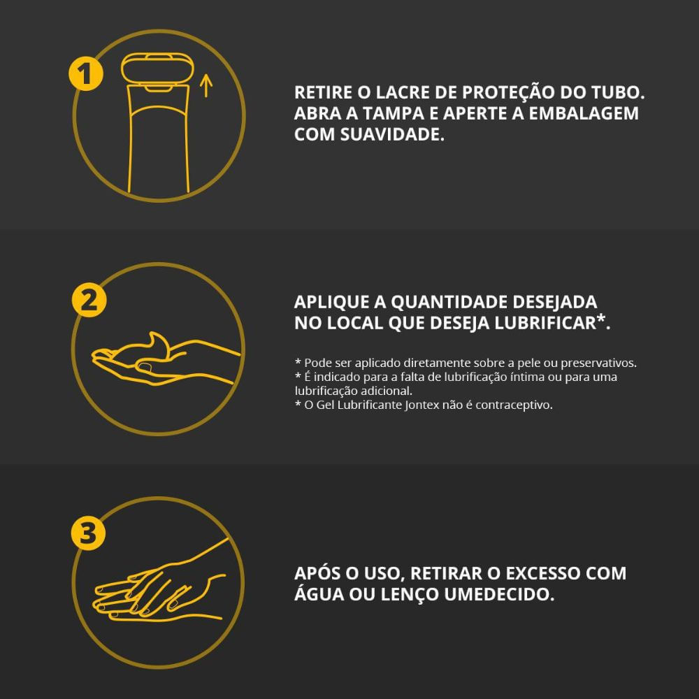 Detalhes do Gel Lubrificante Íntimo Jontex Sensação Pele com Pele 50g