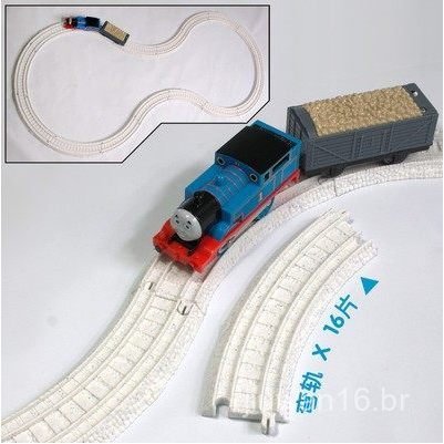 Brinquedo Infantil de Pista da Série Thomas Electric Presente de Aniversário Pista Curva Pista Reta Frete Grátis Acima d