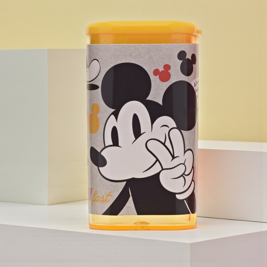 Apontador Mickey - Amarelo - Simples - 5cm - Disney Original - 1 unidade - Rizzo em Oferta na Shopee