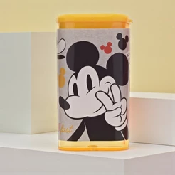 Apontador Mickey - Amarelo - Simples - 5cm - Disney Original - 1 unidade - Rizzo