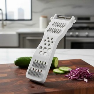 Ralador Descascador 5 Em 1 Fatiador Legumes Verduras Frutas Manual Multifuncional KEITA em Oferta na Shopee