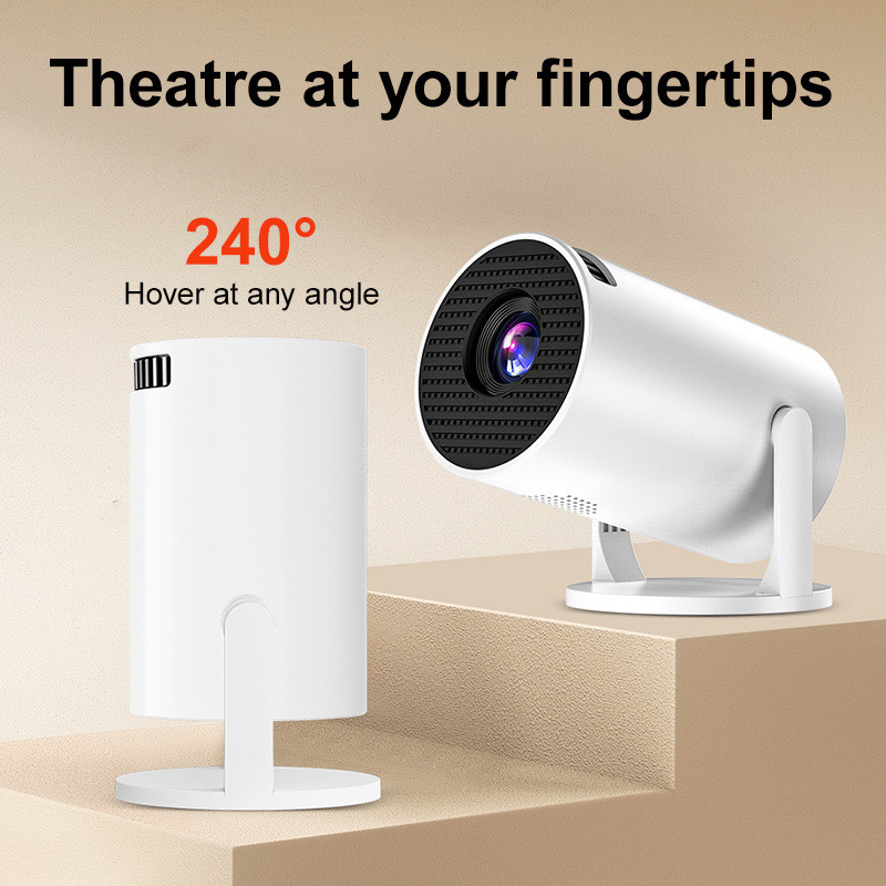 Projetor doméstico 1080p de venda quente hy200 Android Apple Home Theater portátil projetor de novo estilo
