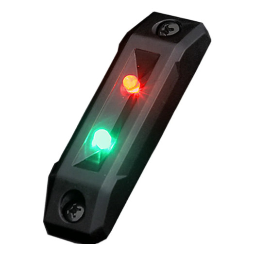 Mini sinalizador LED 32020 GP Control, indicador luminoso compacto para portas, entradas e segurança prática