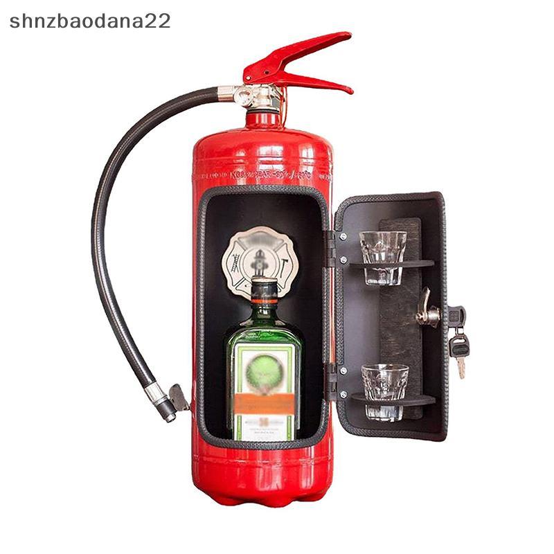 [Shnzd] Extintor De Incêndio Em Forma De Caixa De Vinho Enfeites Bar Armário Artesanato Decoração Armazenamento De Licor