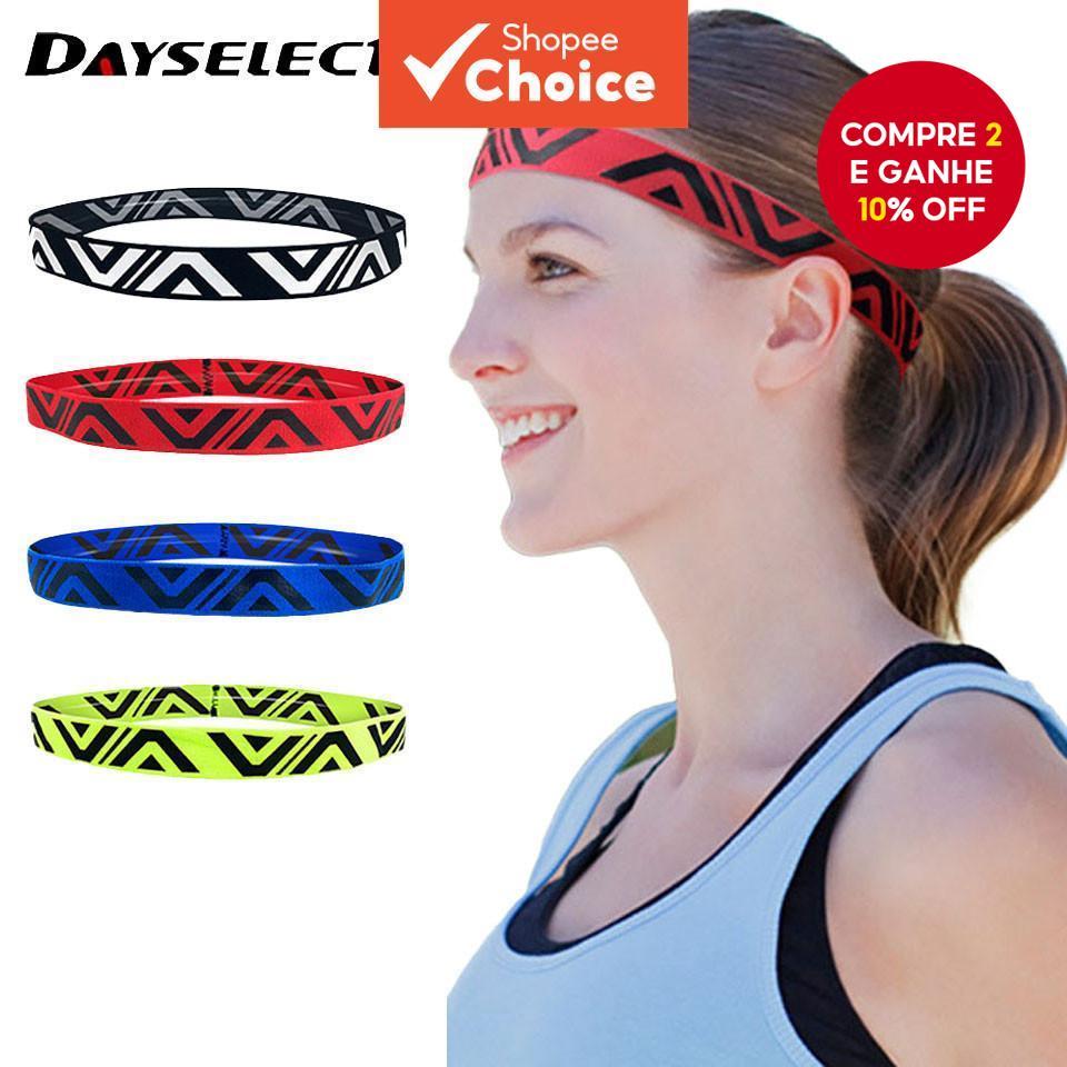 Faixa De Cabeça À Prova De Suor Dayselect | Esportiva Elástica Para Ioga E Corrida