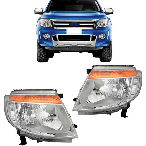 Par Farol Ranger 2013 2014 2015 2016 Máscara Cromada