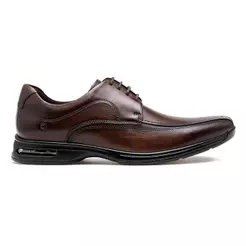 Sapato Social De Couro Democrata Smart Comfort Ar Spot 448026