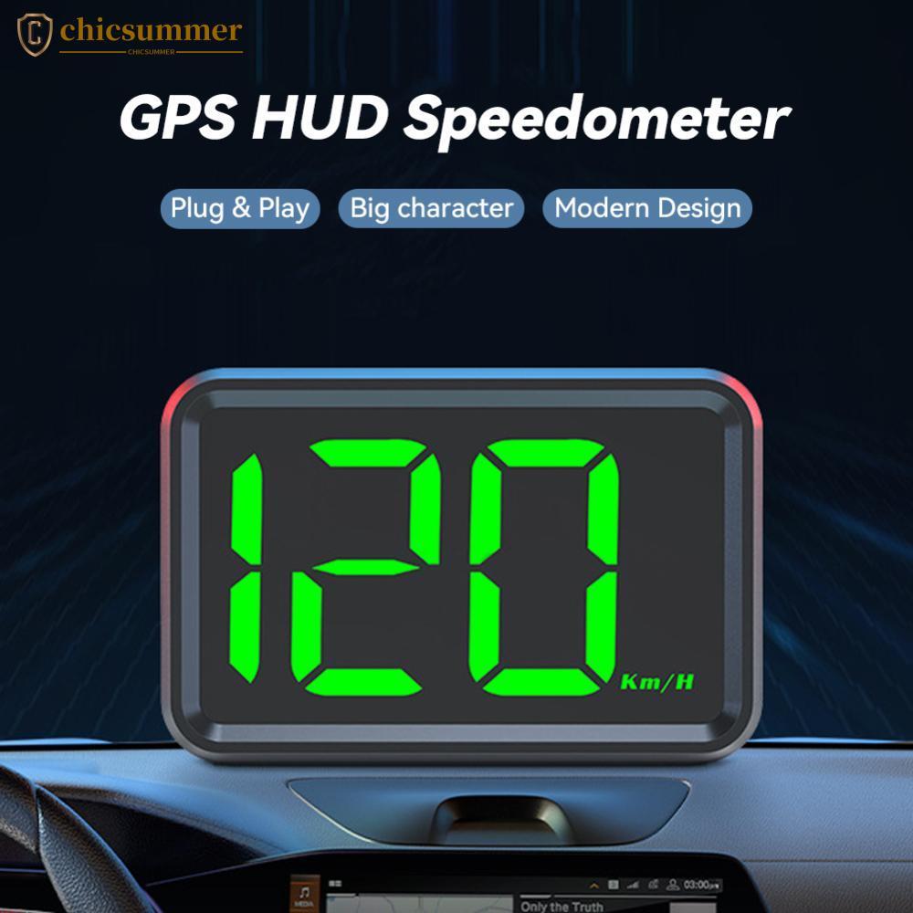 CHICSUMMER Velocímetro De Carro HUD Head Display Digital GPS Medidor De Velocidade KMH MPH Dispaly Para Caminhão Motocic