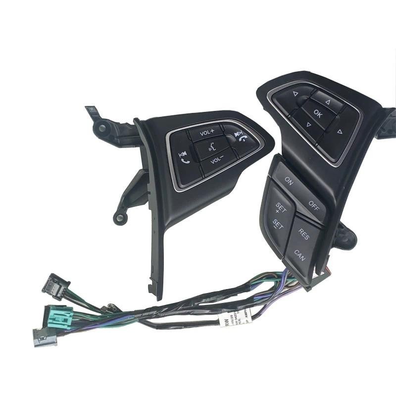 Um Conjunto Para Ford Focus MK3 2015 2016 2017 Kuga 2017 Botão De Controle Cruzeiro Volante Do Carro Música Bluetooth Bo
