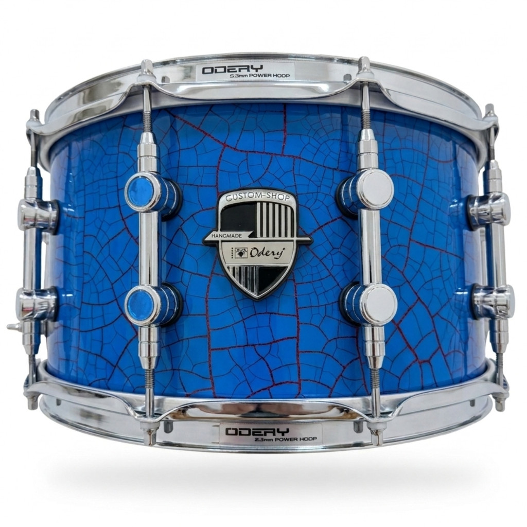 Caixa De Bateria Odery Custom Spider Man De 14x8 em Teca