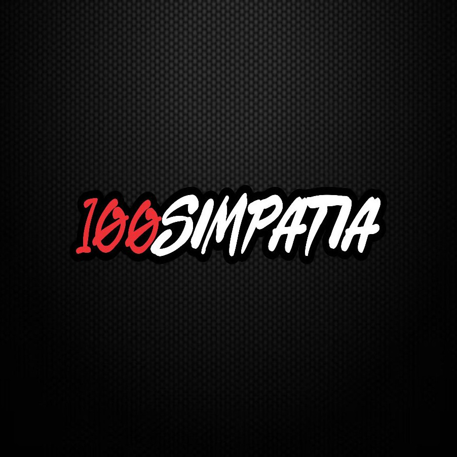 Adesivo 100 Simpatia -  Pequeno - Adesivos Com Fundo Para Carro Moto Capacete Motos Sem