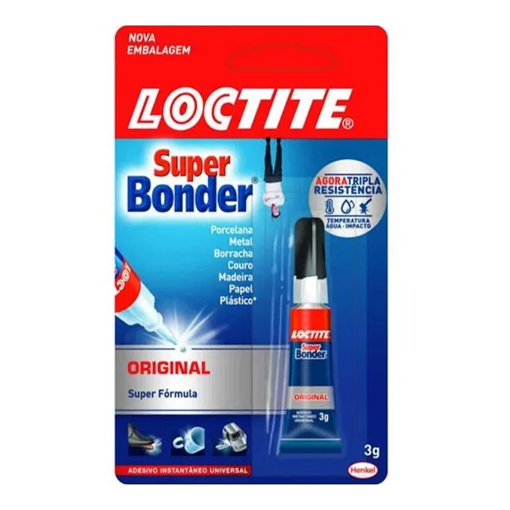 COLA INSTANTANEA SUPER BONDER LOCTITE 3g ORIGINAL