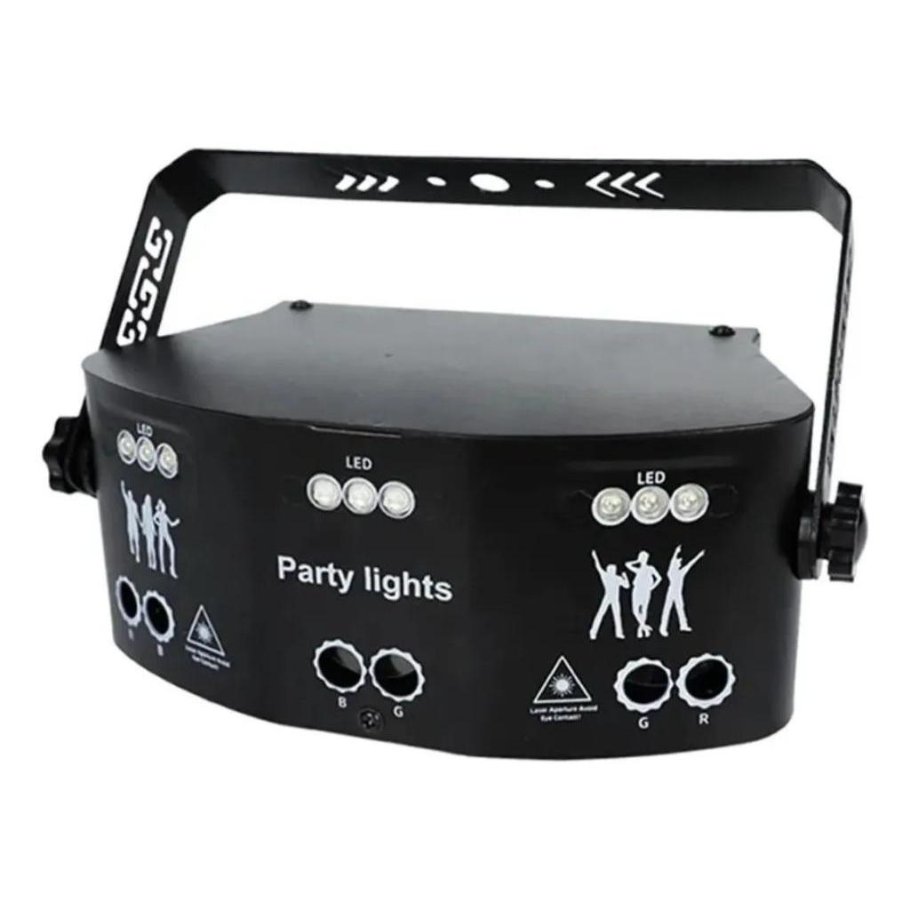 Canhão De Raio Laser Projetor Holográfico Dmx 15 Eye Luz Led 127/220v
