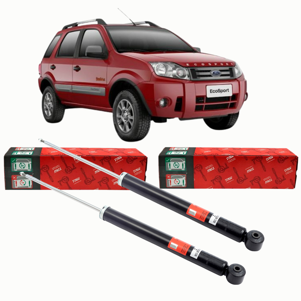 2 Amortecedores Traseiro Original Trw Ecosport 2003 A 2012 Original