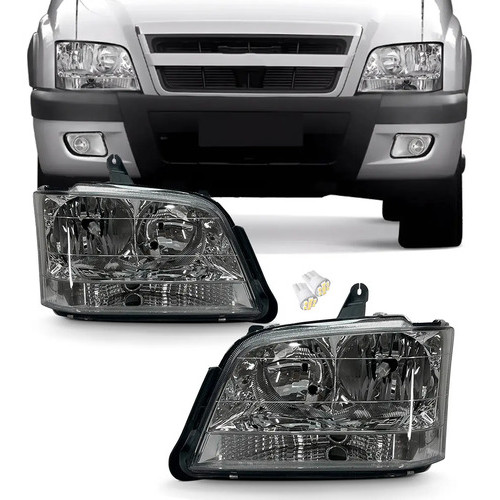 Par Farol S10 Blazer 2001 2002 2003 2004 2005 A 2011 Cristal