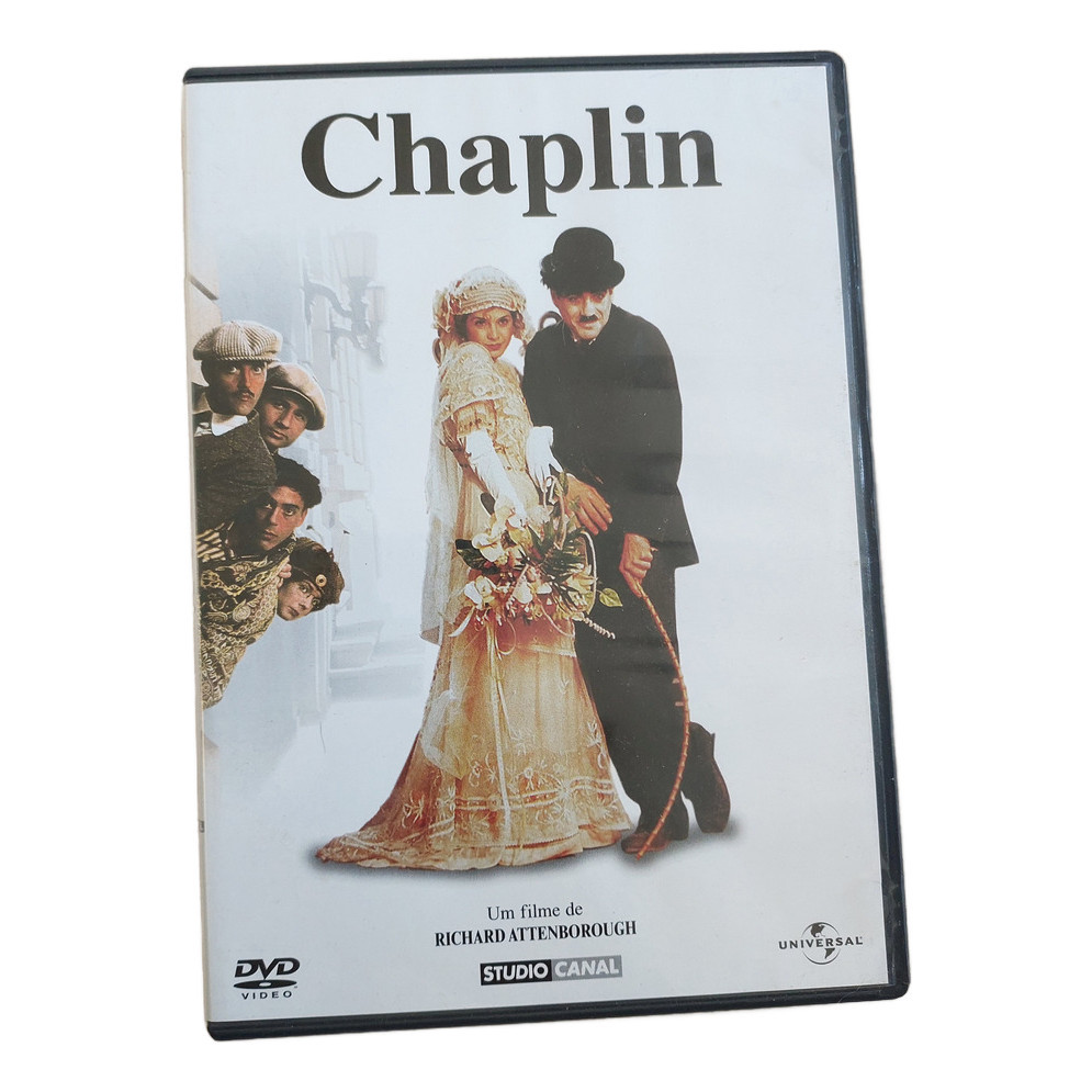 DVD Filme Chaplin 1992 Robert Downey Jr Richard Attenborough