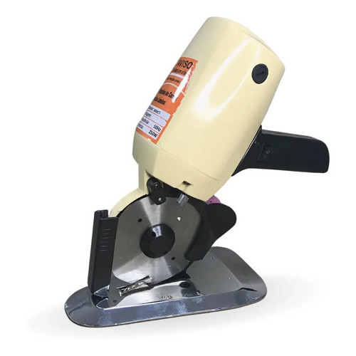 Máquina de Cortar Tecido 100mm 250W 220V Lâmina Octogonal Corte Preciso Para Costura e Confecção