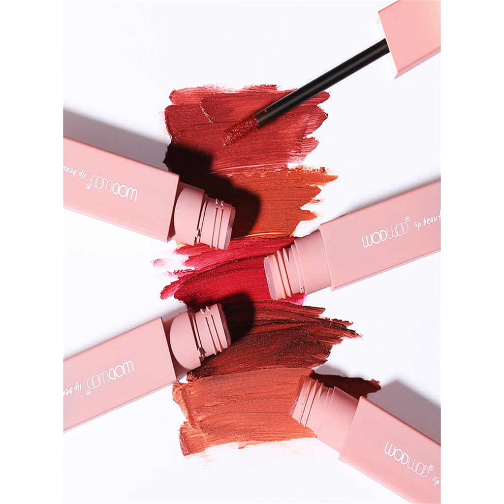 Wodwod Twilight Powder Mist Batom fosco não desbotado copo antiaderente cor Nude batom saturado baixo batom de ar