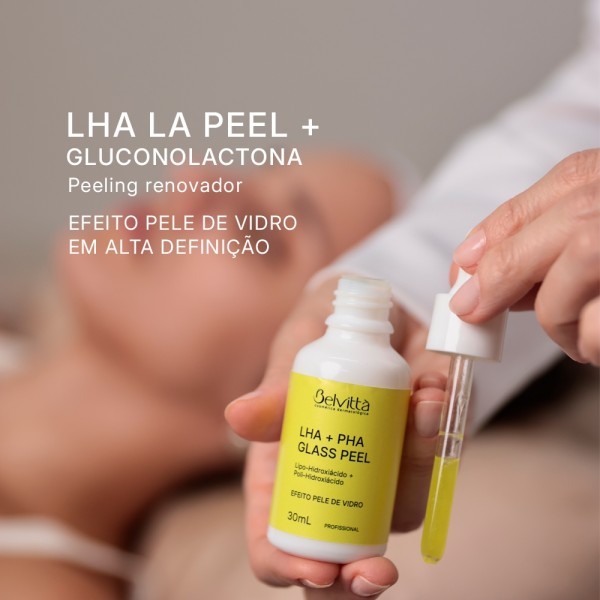 LHA LA PEEL - LHA + PHA Glass Peel 30ml Peeling Pele de Vidro Profissional Belvittá
